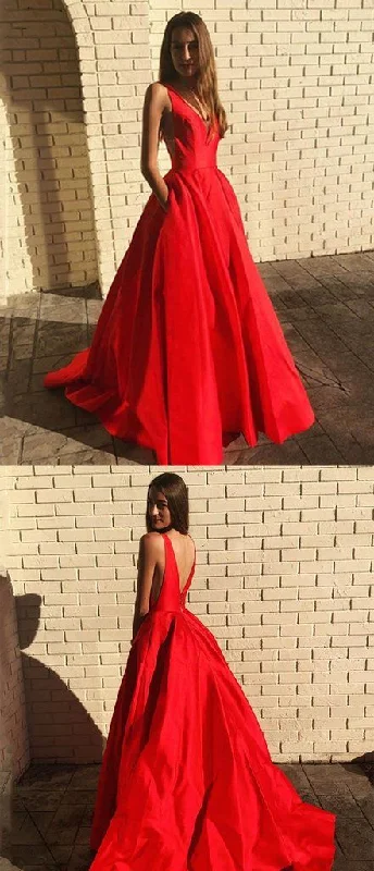 Unbeatable Prices!Elegant Red Long Prom Dresses    cg22107