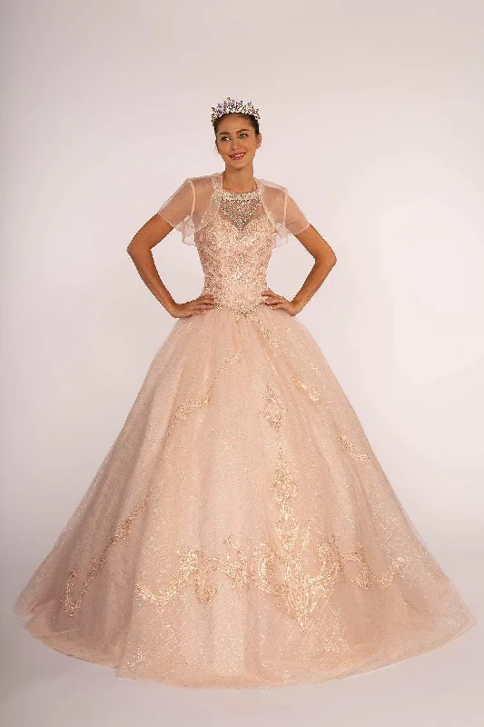 Your Discount is Waiting!Elizabeth K - GL2600 Beaded Quinceanera with Sheer Bolero