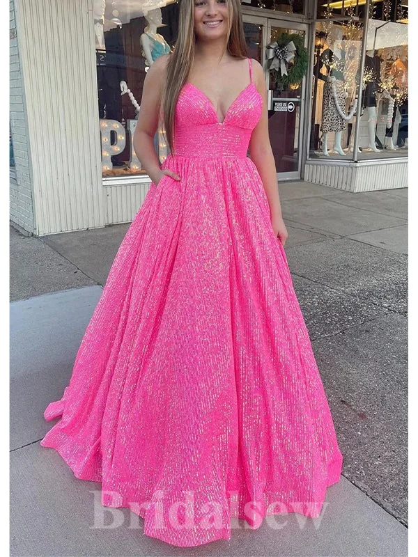 Incredible Savings Inside!Hot Pink Sparkly Sequin A-line Straps Stylish Long Women Evening Prom Dresses PD746 Incredible Savings Inside!Hot Pink Sparkly Sequin A-line Straps Stylish Long Women Evening Prom Dresses PD746