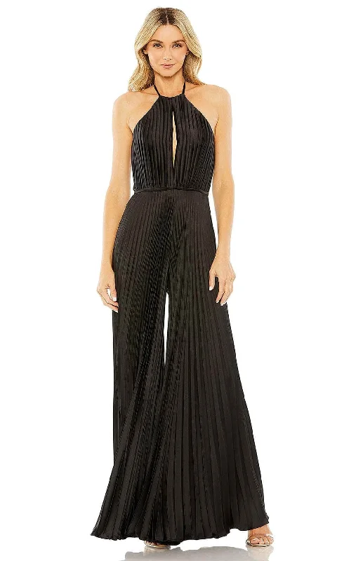 Limited Edition, Limited Price!Ieena Duggal 27457 - Pleated Backless Jumpsuit