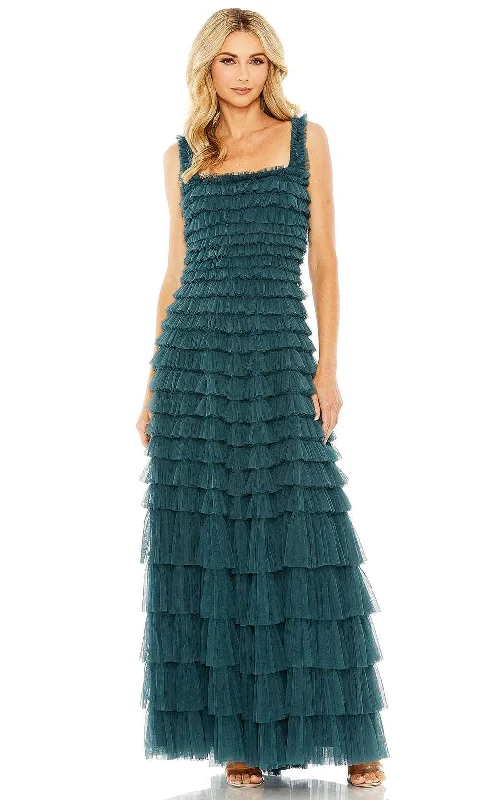 Get the Best for Less!Get the Best for Less!Mac Duggal 8046 - Square Ruffled Evening Gown