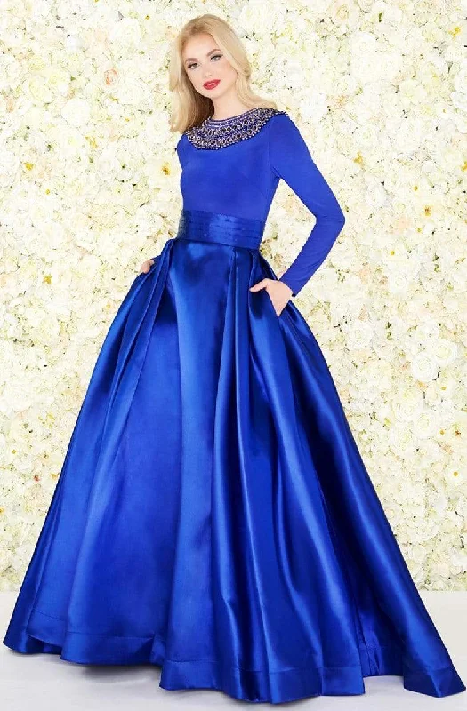 Your Favorite Items on Sale Now!Mac Duggal - Embellished Long Sleeves Ballgown 12093R - 1 pc Midnight Blue in size 4 Available Your Favorite Items on Sale Now!Mac Duggal - Embellished Long Sleeves Ballgown 12093R - 1 pc Midnight Blue in size 4 Available