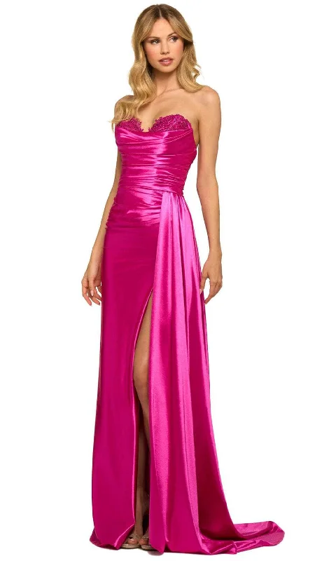 Amazing Prices You Can’t Resist!Sherri Hill 55230 - Strapless Ruched Evening Gown