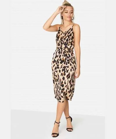 Don't Miss Out!Animal Print Strappy Dress
