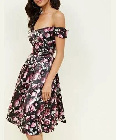 Find the Best Deals Here!Bardot Rose Prom Dress