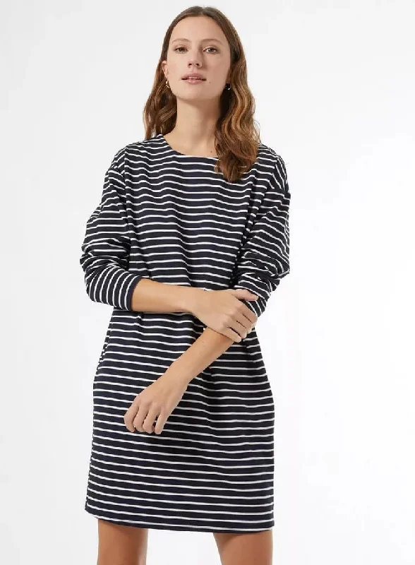 Don’t Wait – Deals Won’t Last!Blue Striped Cocoon Shift Dress
