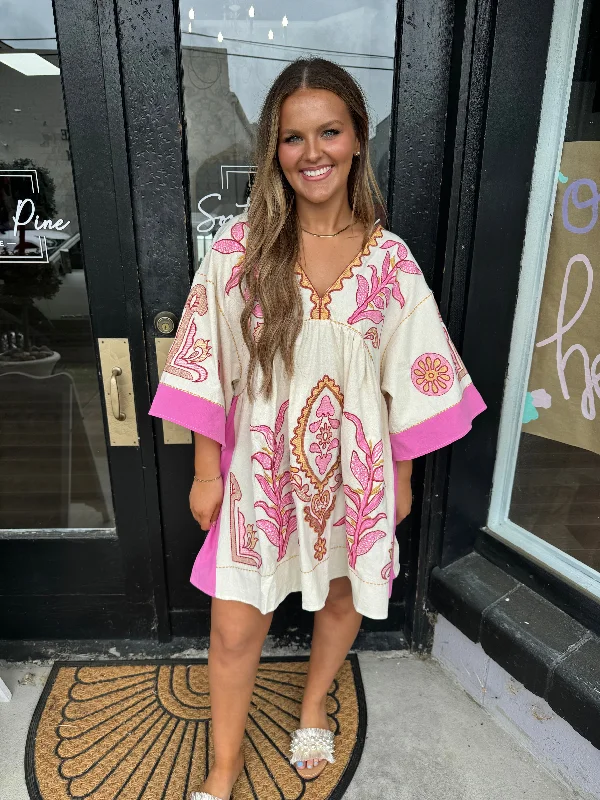 Seasonal Sale – Shop Now!Boho embroidered dress
