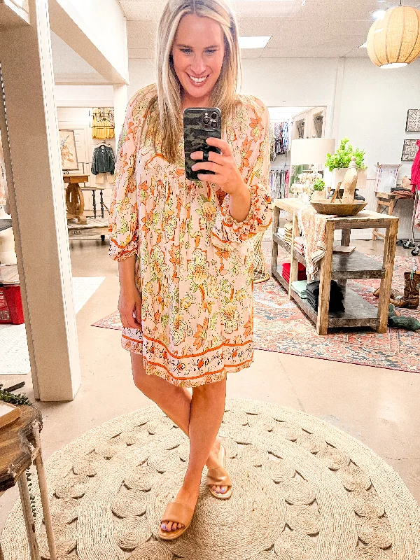 Get More for Less!Get More for Less!BORDER PRINT BABYDOLL DRESS