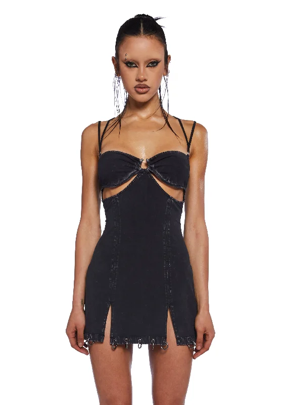 Limited Time Offer!Charged Cut-Out Bodycon Dress