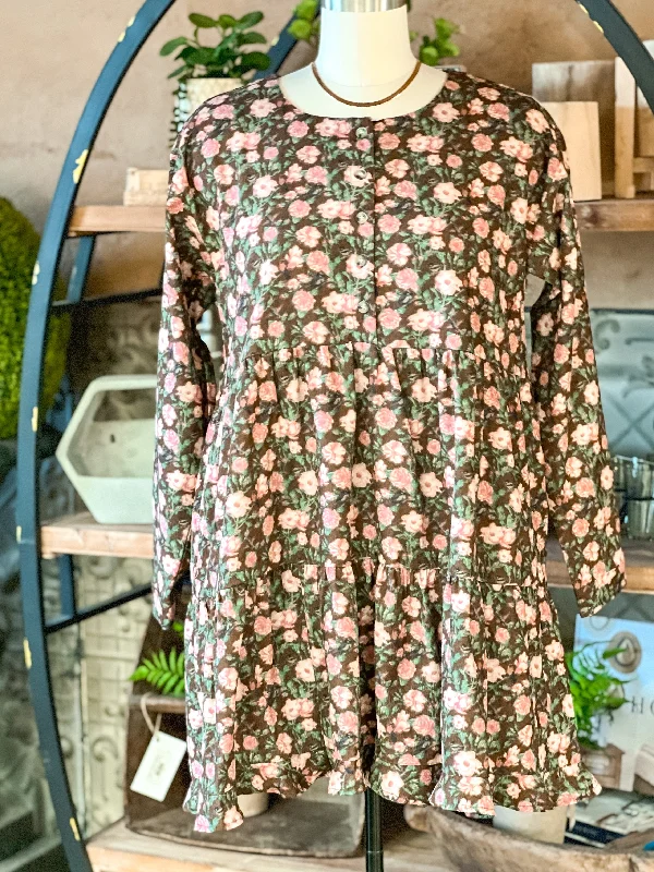 Shop Today, Save Tomorrow!Shop Today, Save Tomorrow!CHERRY CHOCO CORD DRESS