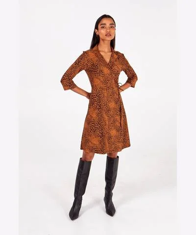 Incredible Savings Inside!Collar Wrap Dress