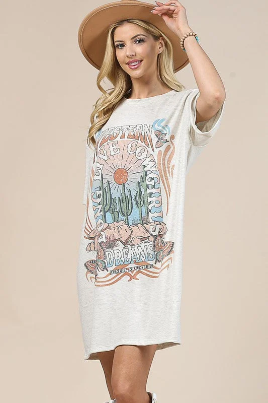 Get More, Spend Less – Shop Now!Desert Dreams T-Shirt Dress