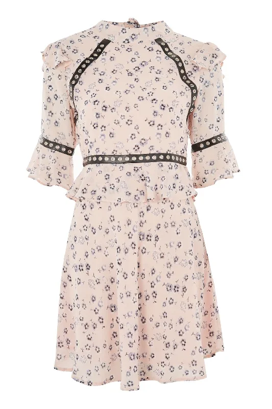 Your Shopping Wish, Our Discount Command!Floral Print Skater Dress