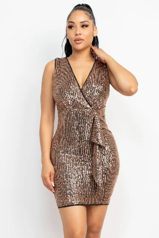Mega Sale Happening Now!Sequin Mesh Bodycon Dress