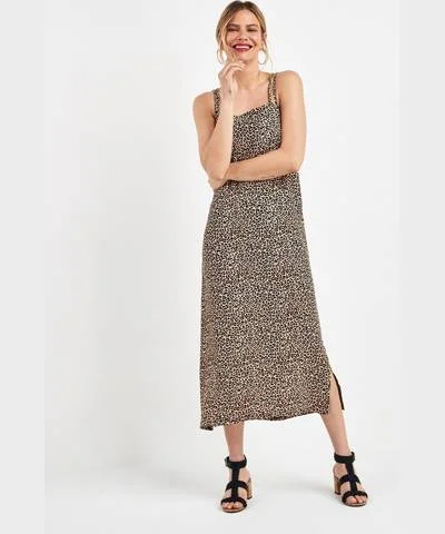 New Discounts Just Dropped!Leopard Print Cami Dress