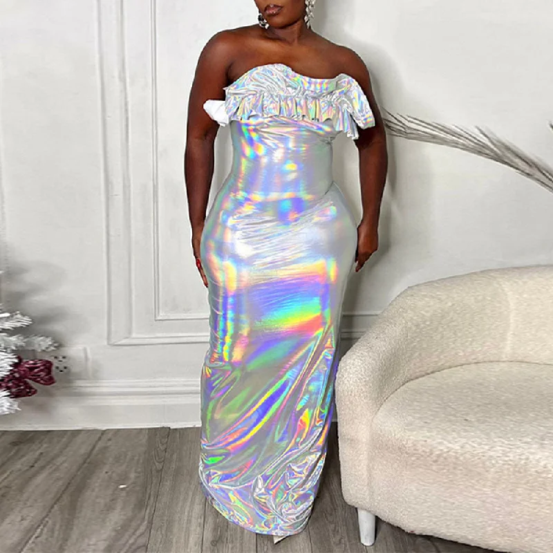 The Best Sale of the Year!MALYBGG Sensual Glossy Strapless Bodycon Cocktail Dress 8048-1LY The Best Sale of the Year!MALYBGG Sensual Glossy Strapless Bodycon Cocktail Dress 8048-1LY