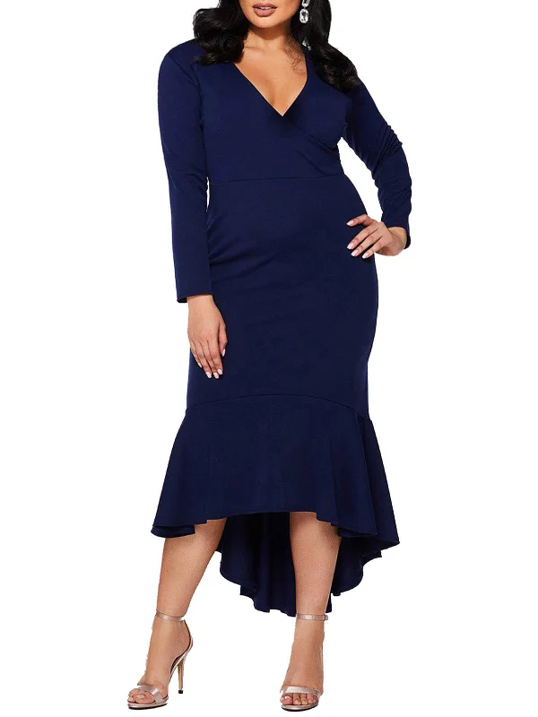 Sale Alert – Get Ready to Shop!Navy Wrap Dress