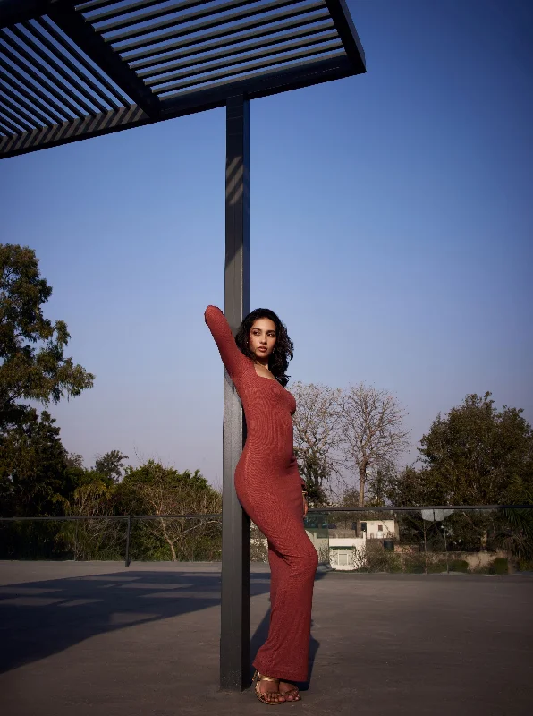 Shop Early, Save Big!Vanessa Rust Midaxi Bodycon Dress