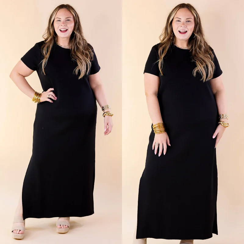 Buy More, Save More!SPANX | AirEssentials Maxi T-Shirt Dress in Very Black