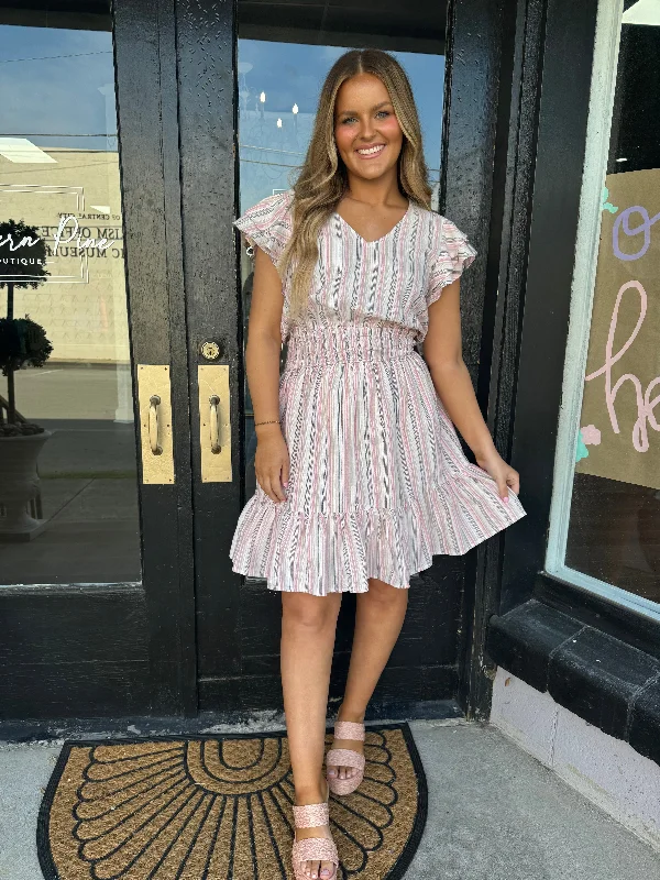 Shop the Hottest Deals!Striped linen dress