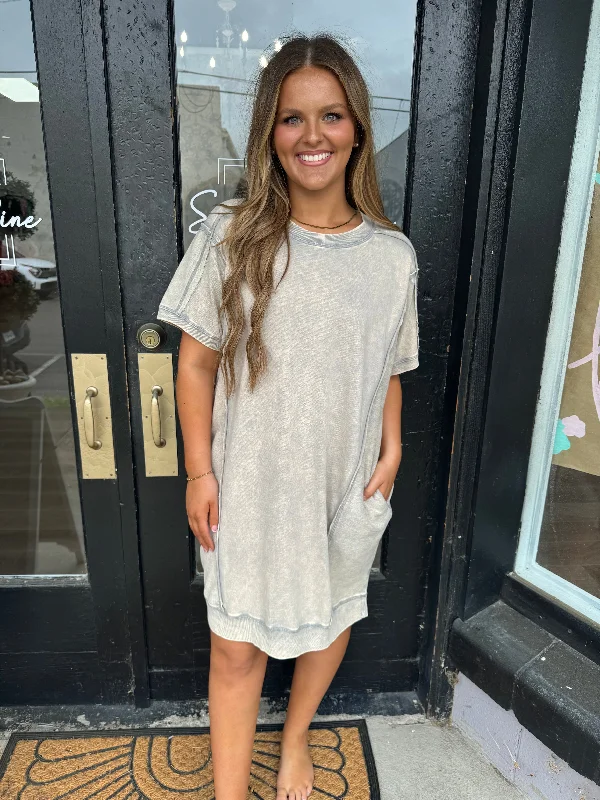Get the Best for Less!Sleet acid wash dress
