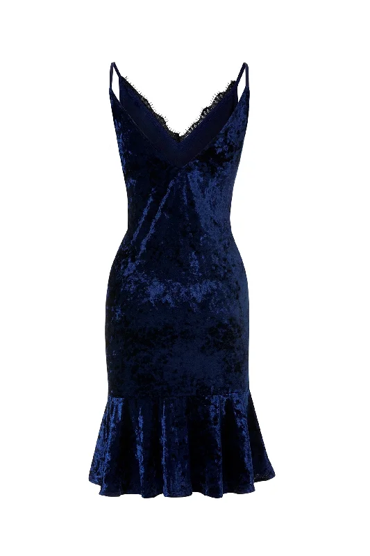 Huge Savings – Act Now!Velvet Cami Dress Navy