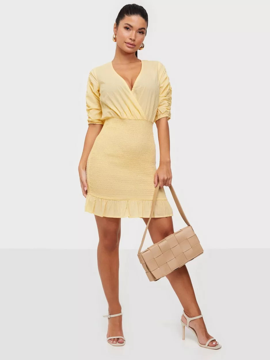 Must-Have Deals Inside!Yellow Smock Bottom Dress