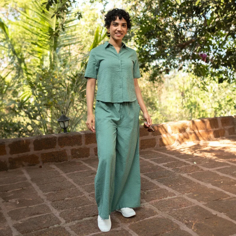 Exclusive Offers You’ll Love!Organic Cotton Wide Leg Pants | Sage Green | Oversized Exclusive Offers You’ll Love!Organic Cotton Wide Leg Pants | Sage Green | Oversized