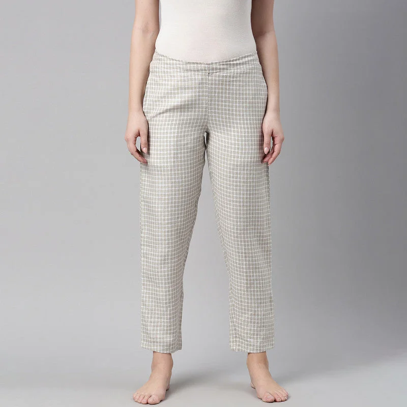 Shop Before It’s Gone!Hemp Lounge Pants | Beige & White