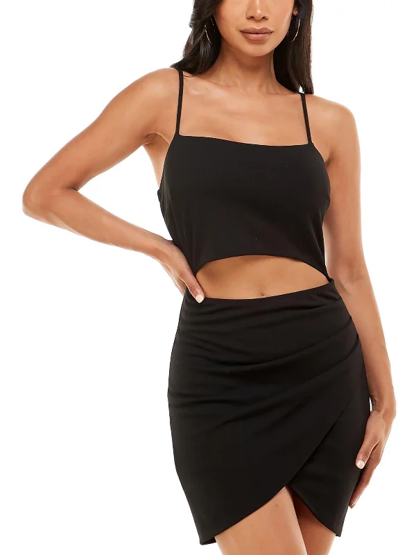 Score Big Savings Today!Score Big Savings Today!Juniors Womens Cut-Out Mini Bodycon Dress