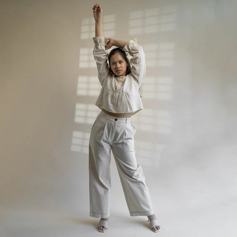 Shop Smart, Save Big!Shop Smart, Save Big!Cotton Straight Pants | White
