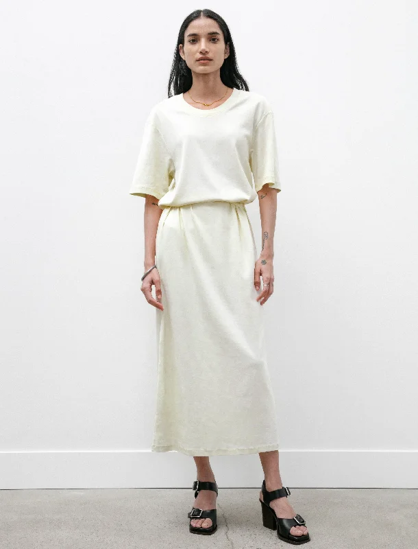 Time to Save Big!Belted Rib T-Shirt Dress Lemon Glaze