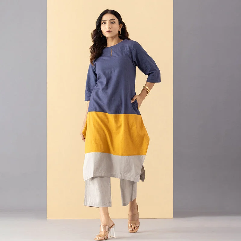 The Best Offers Are Here!Cotton Co-Ord Set | High Waist Pants Side Zipper | Multicolour