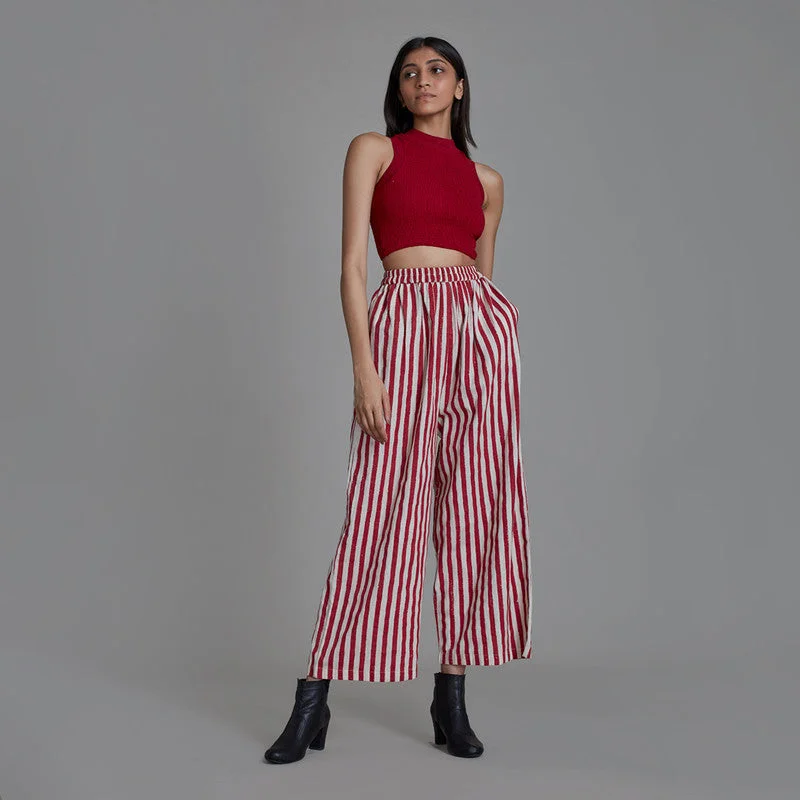 Buy More, Pay Less!Pure Cotton Pants | Red Stripes