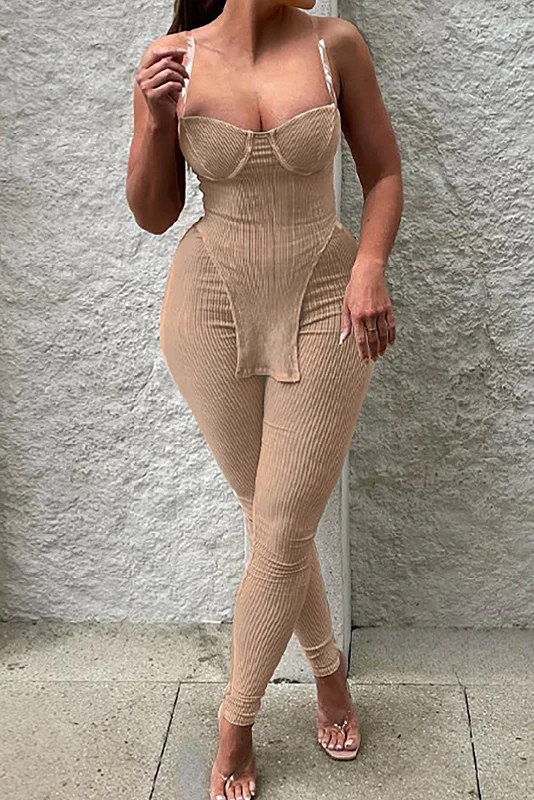 More Discounts, More Joy!Adjustable Shoulder Strap Cami Top And Pants Set