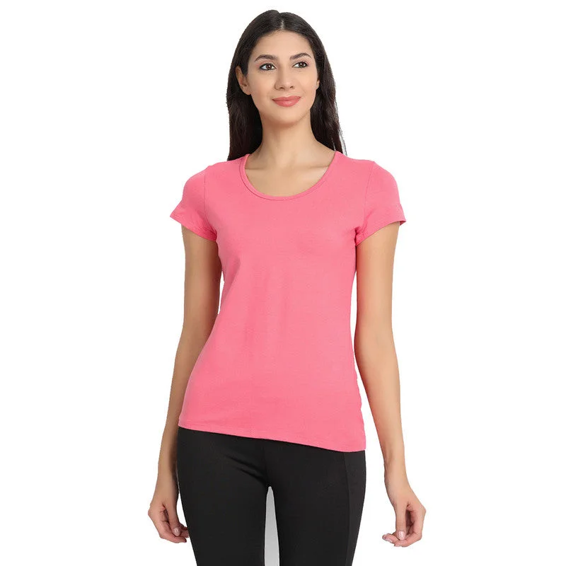 Massive Price Cuts!Bamboo Fabric T-Shirt | Pink