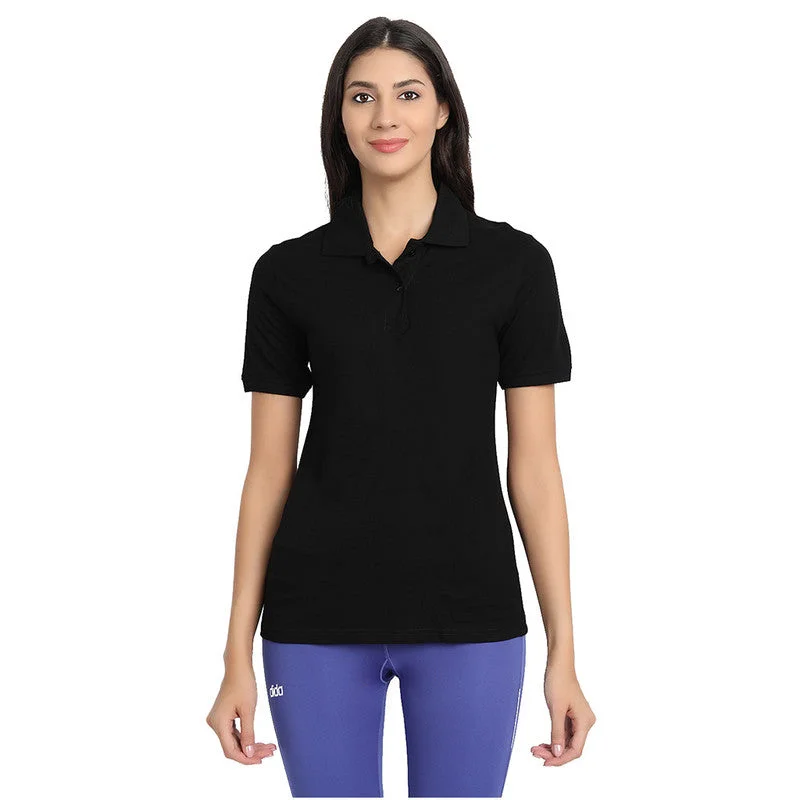 Grab Yours Before It’s Too Late!Bamboo Fabric Polo T-Shirt | Black