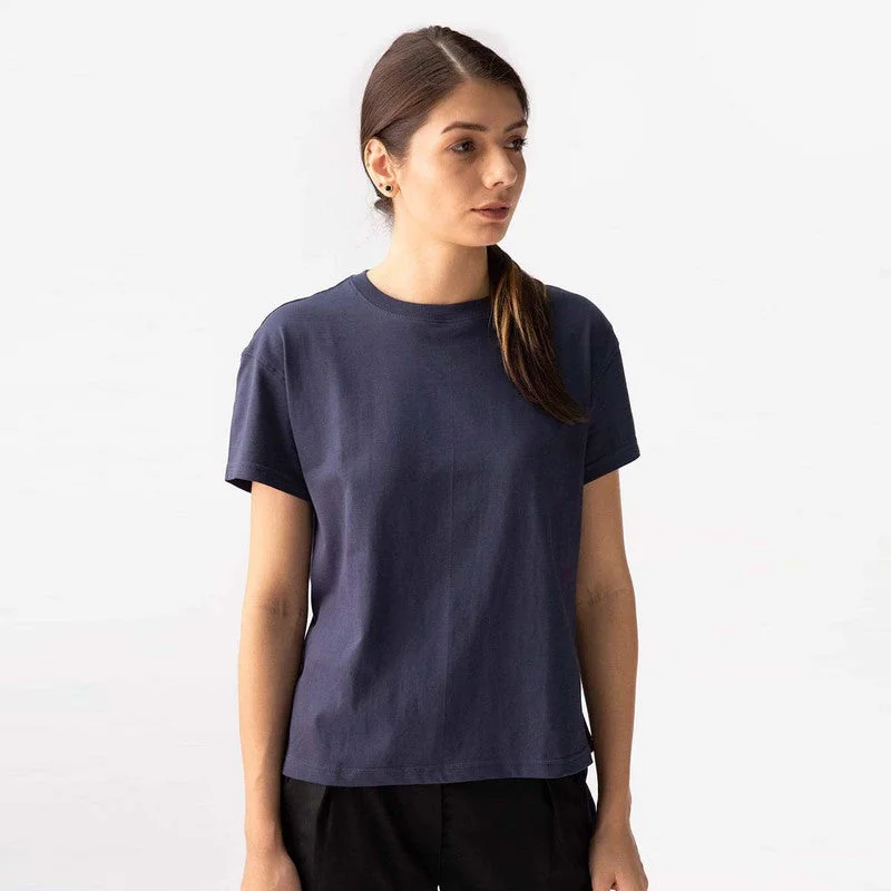 Savings You Can’t Ignore!Organic Cotton Crew Neck T-Shirt | Navy