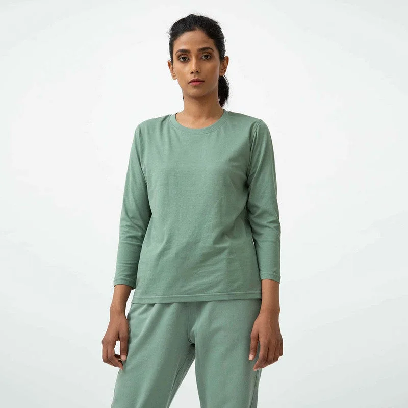 Your Shopping Spree Starts Here!Organic Cotton Long Sleeve T-Shirt | Green