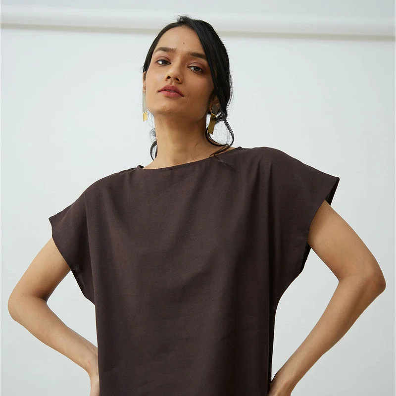 Save Up to 50% Off!Organic Cotton T-Shirt | Brown