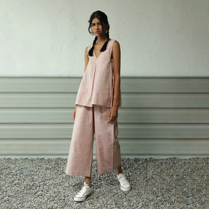 Exclusive Savings This Week!Cotton Flared Pants for Women | Rasberry