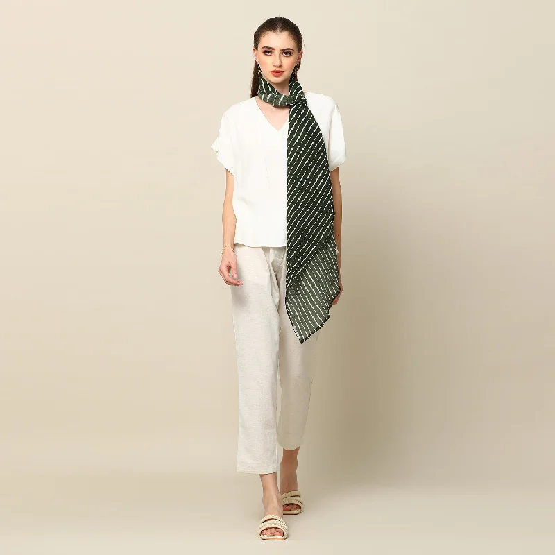 Your Exclusive Offer Awaits!Cotton & Hemp Pants | Front Pleated | Off White