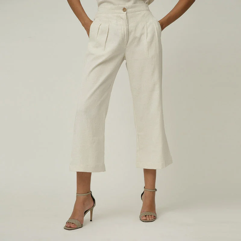 Unbeatable Prices!White Wide Leg Pants for Women | Tencel