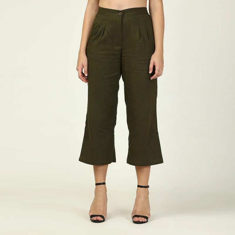 Shop Now and Save!Wide Leg Pants for Women | Tencel | Olive