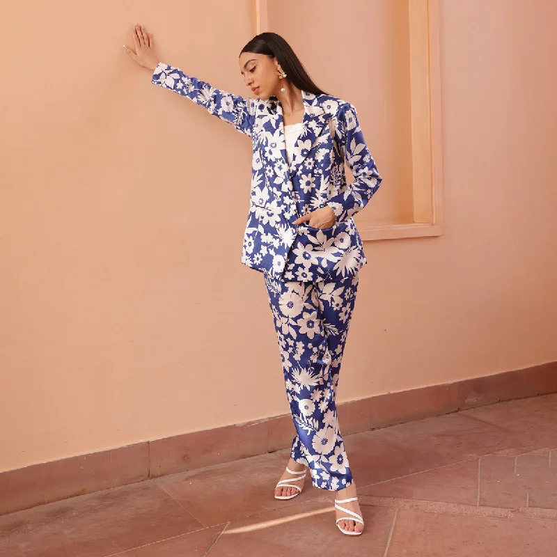 Your Dream Deal is Here!Organic Cotton Blazer for Women | Blue
