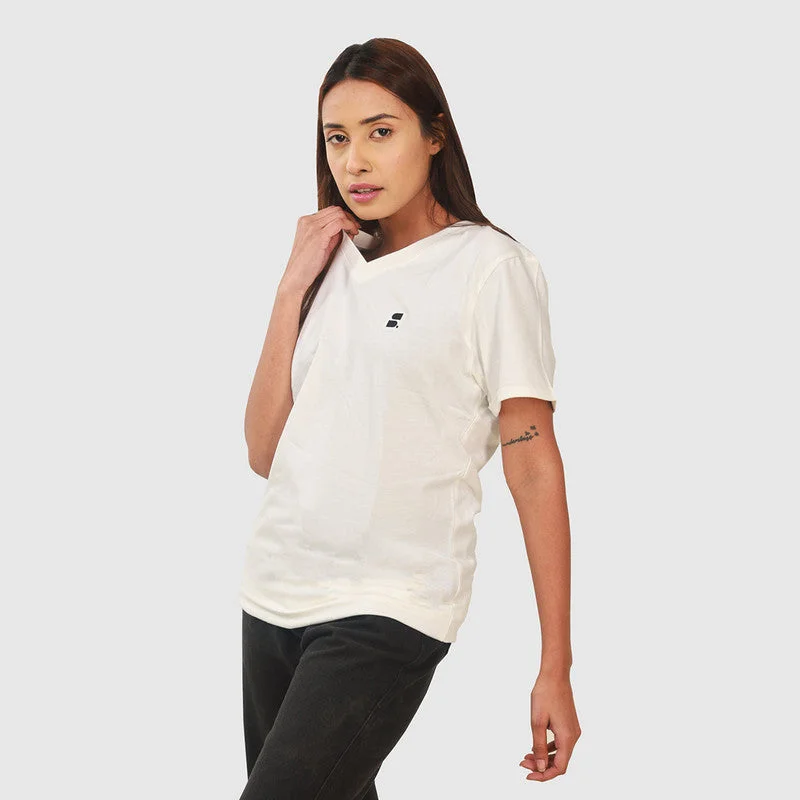 Save More When You Shop More!Cream Women T-Shirt | Supima Cotton