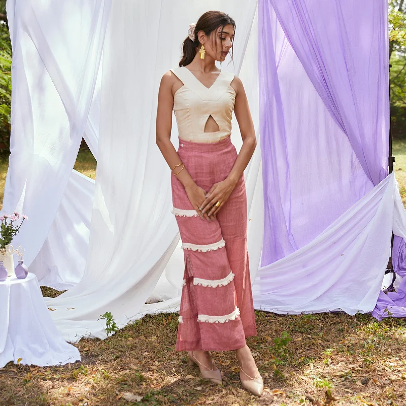 Best Offers of the Month!Linen Trousers for Women | Pink