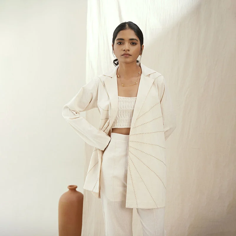 Special Discounts Inside!Women Blazer | Linen | Oatmilk
