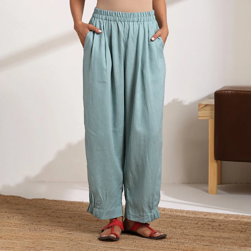Limited Time Offer!Women Pleated Pants | High-Waist | Sage