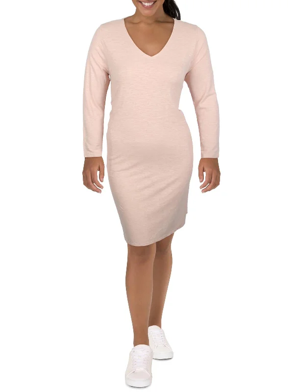 Shop Now and Save!Womens Slub V-Neck T-Shirt Dress